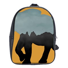 Illustrations Sketch Elephant Wallpaper School Bag (xl) by HermanTelo