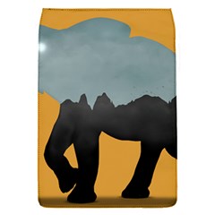 Illustrations Sketch Elephant Wallpaper Removable Flap Cover (s)