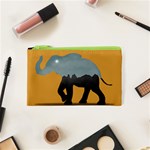 Illustrations Sketch Elephant Wallpaper Cosmetic Bag (XS) Front