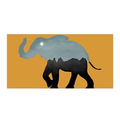 Illustrations Sketch Elephant Wallpaper Satin Wrap by HermanTelo