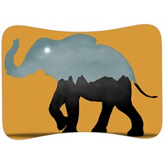 Illustrations Sketch Elephant Wallpaper Velour Seat Head Rest Cushion by HermanTelo