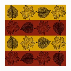 Autumn Leaves Colorful Nature Medium Glasses Cloth by Mariart