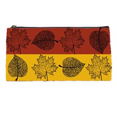 Autumn Leaves Colorful Nature Pencil Case by Mariart