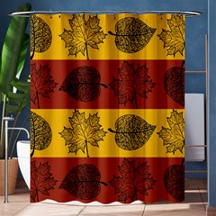 Autumn Leaves Colorful Nature Shower Curtain 60  X 72  (medium)  by Mariart