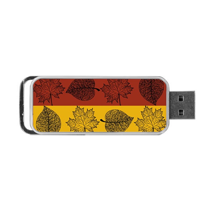 Autumn Leaves Colorful Nature Portable USB Flash (Two Sides)