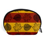 Autumn Leaves Colorful Nature Accessory Pouch (Large) Front