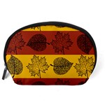 Autumn Leaves Colorful Nature Accessory Pouch (Large) Back