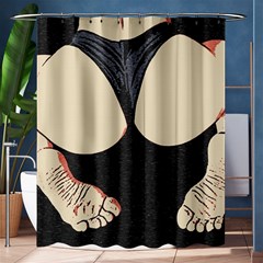 Sporty Booty Perfection, Fit Girl Fitness Illustration, Sports Theme Shower Curtain 60  X 72  (medium)  by Casemiro