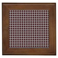 Red Halloween Spider Tile Pattern Framed Tile by snowwhitegirl