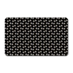 Daisy Black Magnet (rectangular) by snowwhitegirl