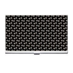 Daisy Black Business Card Holder