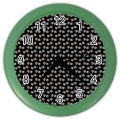 Daisy Black Color Wall Clock