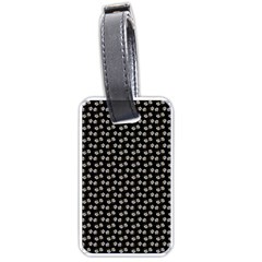 Daisy Black Luggage Tag (one Side)