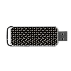 Daisy Black Portable Usb Flash (two Sides) by snowwhitegirl