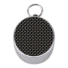 Daisy Black Mini Silver Compasses