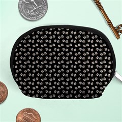 Daisy Black Accessory Pouch (medium) by snowwhitegirl