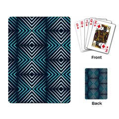 Blue Motif Design Playing Cards Single Design (rectangle) by tmsartbazaar