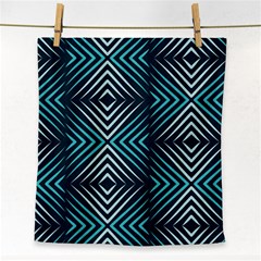 Blue Motif Design Face Towel by tmsartbazaar