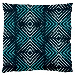 Blue Motif Design Standard Flano Cushion Case (two Sides) by tmsartbazaar