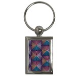 Vintage Motif Design Key Chain (Rectangle) Front