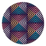 Vintage Motif Design Magnet 5  (Round) Front