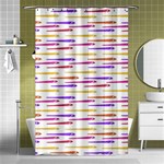 Cartoon Style Snake Drawing Motif Pattern Print Shower Curtain 48  x 72  (Small)  Curtain(48  X 72 ) - 42.18 x64.8  Curtain(48  X 72 )