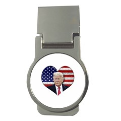 Trump President Sticker Design Money Clips (round)  by dflcprintsclothing