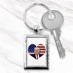 Trump President Sticker Design Key Chain (rectangle) by dflcprintsclothing