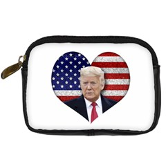 Trump President Sticker Design Digital Camera Leather Case