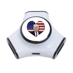 Trump President Sticker Design 3-port Usb Hub by dflcprintsclothing