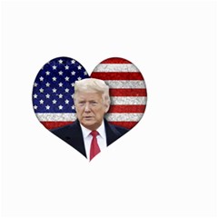 Trump President Sticker Design Small Garden Flag (two Sides) by dflcprintsclothing