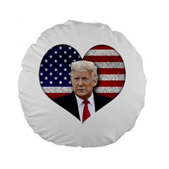 Trump President Sticker Design Standard 15  Premium Round Cushions by dflcprintsclothing