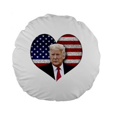 Trump President Sticker Design Standard 15  Premium Flano Round Cushions by dflcprintsclothing