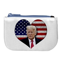 Trump President Sticker Design Large Coin Purse by dflcprintsclothing