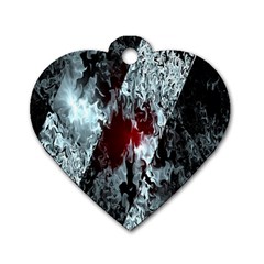 Flamelet Dog Tag Heart (two Sides) by Sparkle