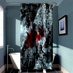 Flamelet Shower Curtain 36  X 72  (stall)  by Sparkle