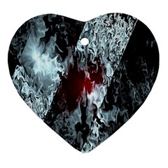 Flamelet Heart Ornament (two Sides) by Sparkle