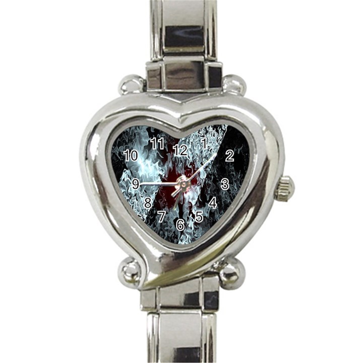 Flamelet Heart Italian Charm Watch