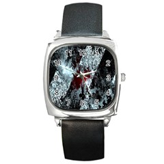 Flamelet Square Metal Watch by Sparkle