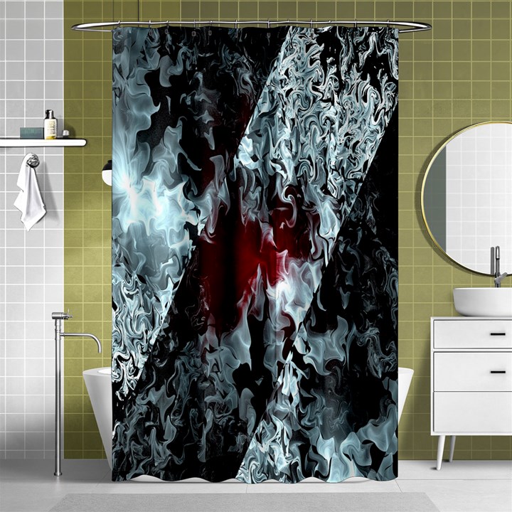 Flamelet Shower Curtain 48  x 72  (Small) 