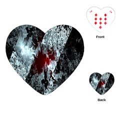 Flamelet Playing Cards Single Design (heart) by Sparkle