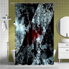 Flamelet Shower Curtain 48  X 72  (small)  by Sparkle