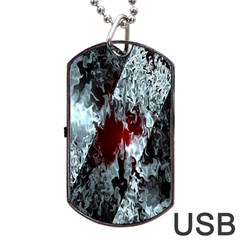 Flamelet Dog Tag Usb Flash (two Sides) by Sparkle