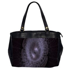 Fractal Flowers Oversize Office Handbag (2 Sides) by Sparkle