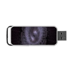 Fractal Flowers Portable Usb Flash (one Side) by Sparkle