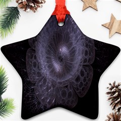 Fractal Flowers Star Ornament (two Sides) by Sparkle