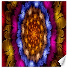 Fractal Flower Canvas 12  X 12  by Sparkle