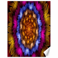 Fractal Flower Canvas 12  X 16  by Sparkle