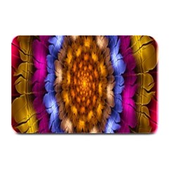 Fractal Flower Plate Mats by Sparkle