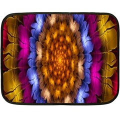 Fractal Flower Fleece Blanket (mini) by Sparkle